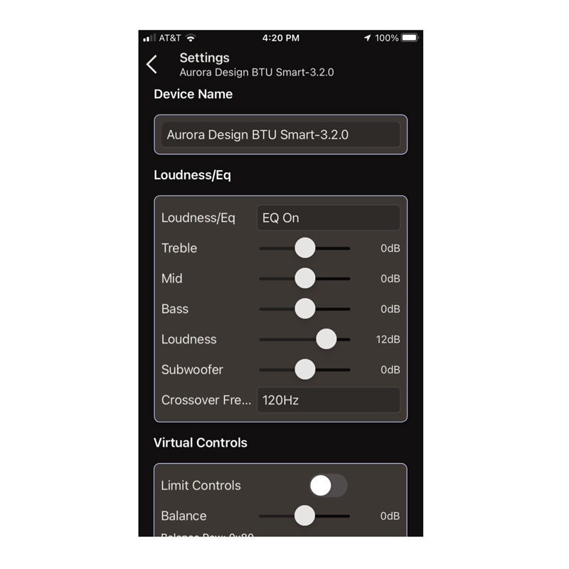 Converted Radio: IOS-App Integration for Basic Settings