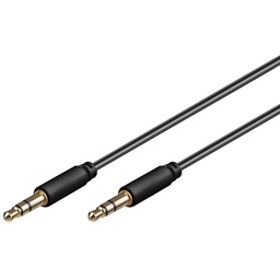 [WCRS509901] Audio cable with slim jack plug 3.5mm, length 2m